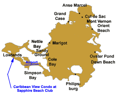 Caribbean View Map